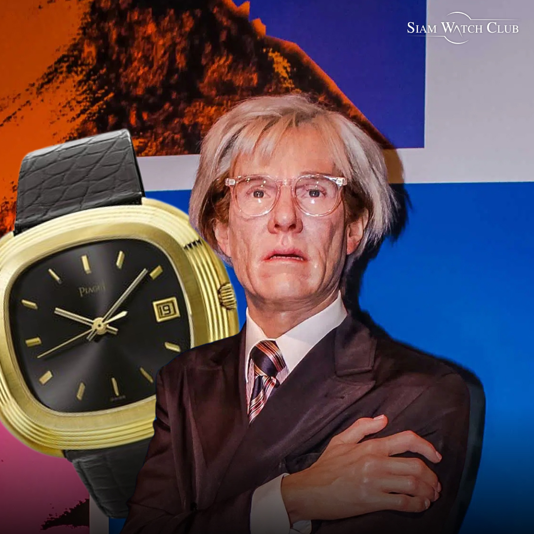 Andy Warhol and his favorite watch 'Piaget Polo'
