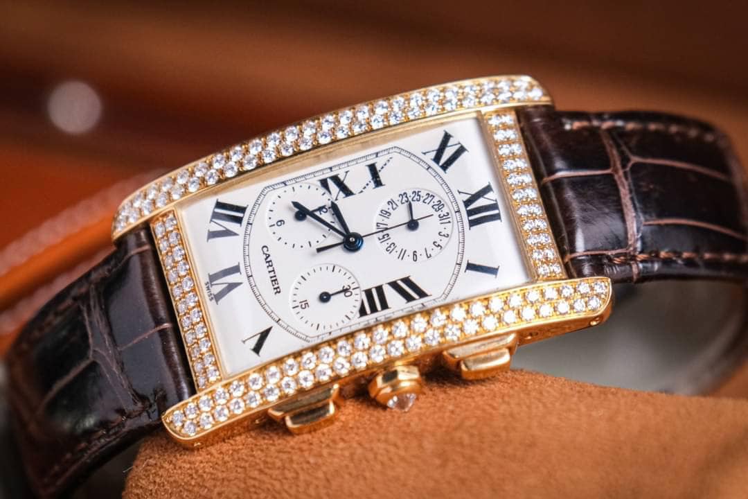 Cartier Americaine 18K Gold Diamond
