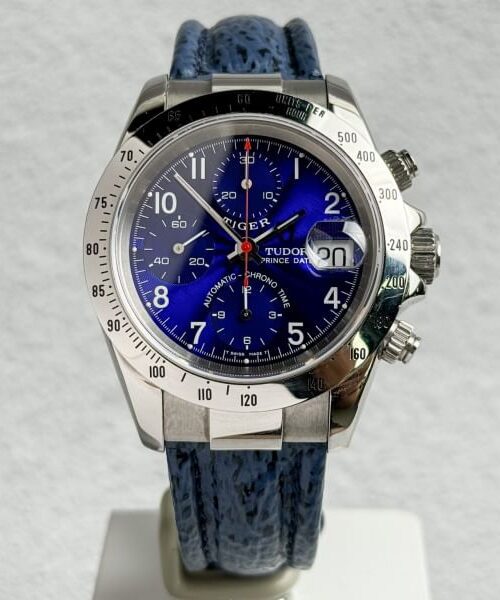 Tudor Prince Date Chronograph TIGER exotic blue dial