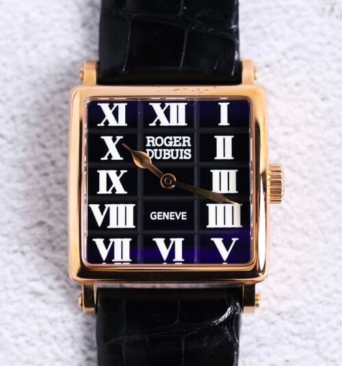 Roger Dubuis Golden Square 18K Rose Gold Black Dial