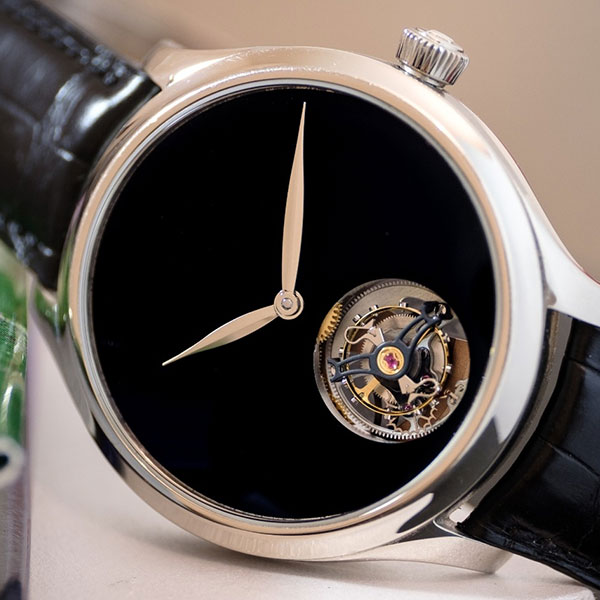 H. Moser & Cie Watch Black Tourbillon