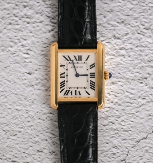 Cartier Tank Solo 18K Gold Quartz 2743