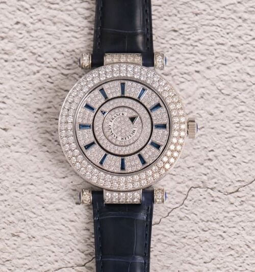 Franck Muller Double Mystery 18K White Gold Full Diamond