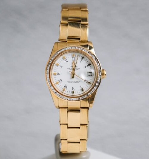 นาฬิกา Rolex Datejust 31 Full 18K Gold Diamond