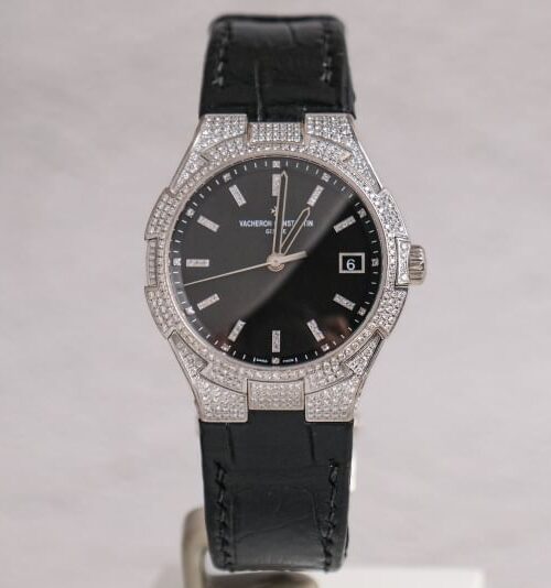 Vacheron Constantine Overseas 18K White Gold Full Diamonds
