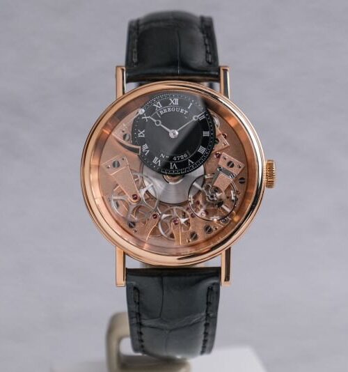 รับซื้อ BREGUET TRADITION 18K ROSE GOLD SKELETON