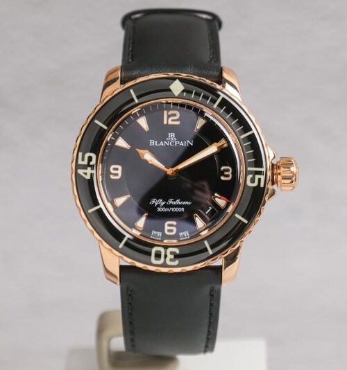 รับซื้อ Blancpain Fifty Fathoms 45mm 18K Rose Gold