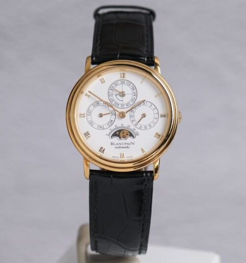 รับซื้อ Blancpain Villeret Perpetual Calendar Moonphase 18K Gold