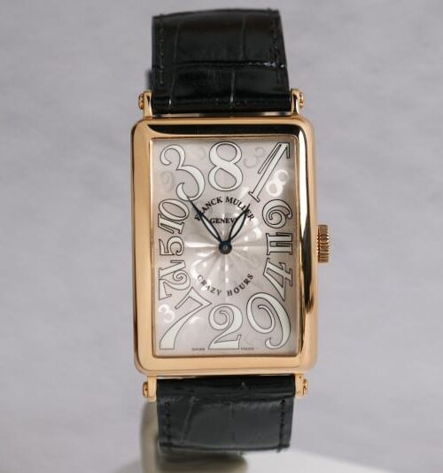รับซื้อ Franck Muller Long Island Crazy Hour 18K Yellow Gold