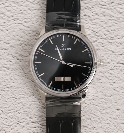 รับซื้อ Jaquet Droz Grande Heure Minute Quantieme Onyx Dial