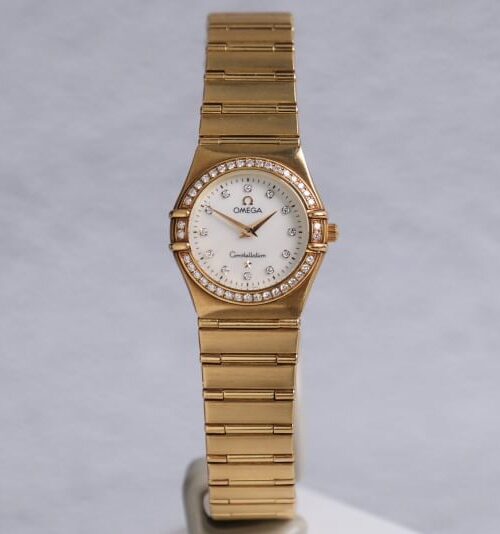 รับซื้อ Omega Constellation Ladies MOP Diamonds Full 18k gold