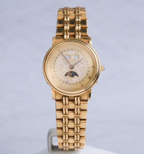 รับซื้อ Blancpain Villeret Annual Calendar Moonphase 18K Gold Diamonds