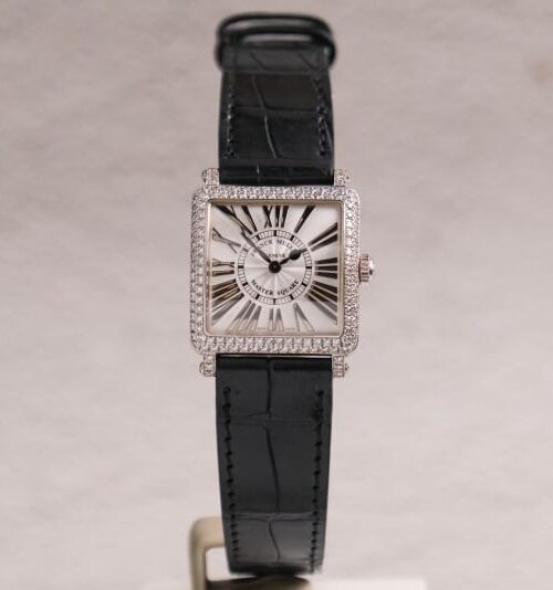 ร้านนาฬิกา Franck Muller Master Square 18K White Gold Diamond 6002