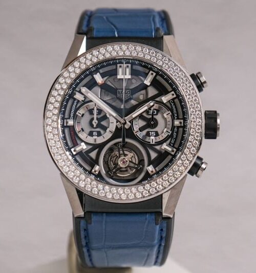 ขายนาฬิกา TAG HEUER CARRERA 02T TOURBILLON CHRONOGRAPH Diamond