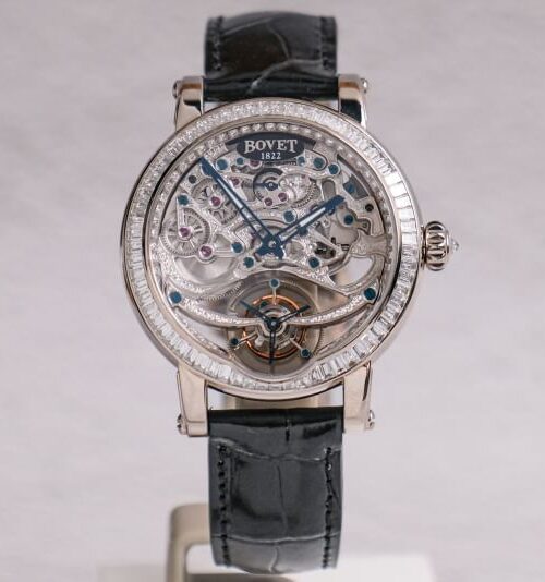 นาฬิกามือสอง BOVET Dimier Racital Full 18K White Gold Diamonds Flying Tourbillon