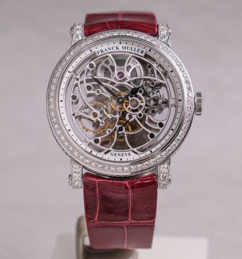 นาฬิกามือสอง Franck Muller Round 18K White Gold Diamond Skeleton