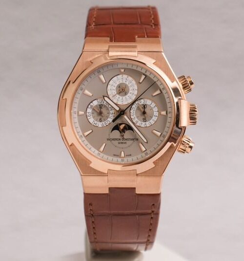 นาฬิกามือสอง Vacheron Constantin Overseas Chronograph Perpetual Calendar 18K Rose Gold