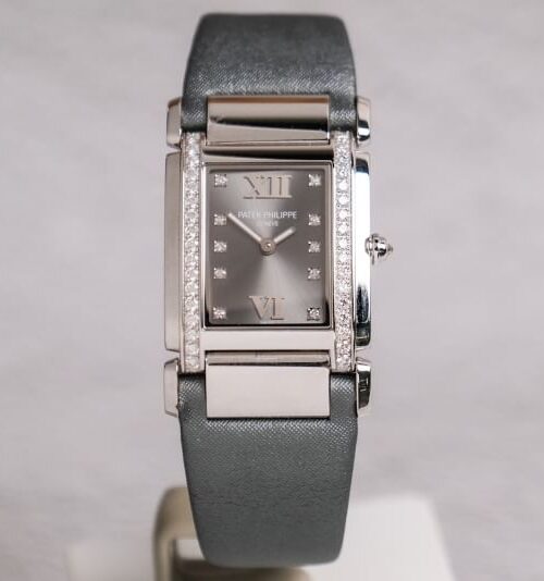 นาฬิกามือสอง Patek Philippe Twenty Four 18K White Gold Diamond