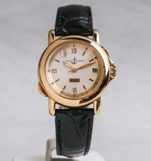 นาฬิกามือสอง Ulysse Nardin San Marco Dual Time 18K Gold