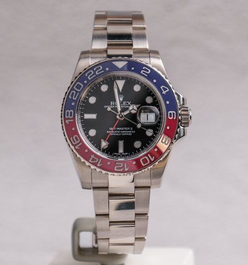 นาฬิกามือสอง ROLEX GMT MASTER II PEPSI 18k FULL WHITE GOLD