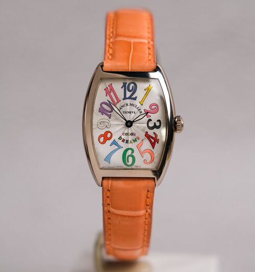 Franck Muller Curvex Color Dreams 18K White Gold 7502 QZ