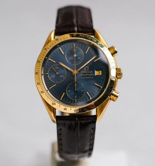Omega Speedmaster Date 18K Gold