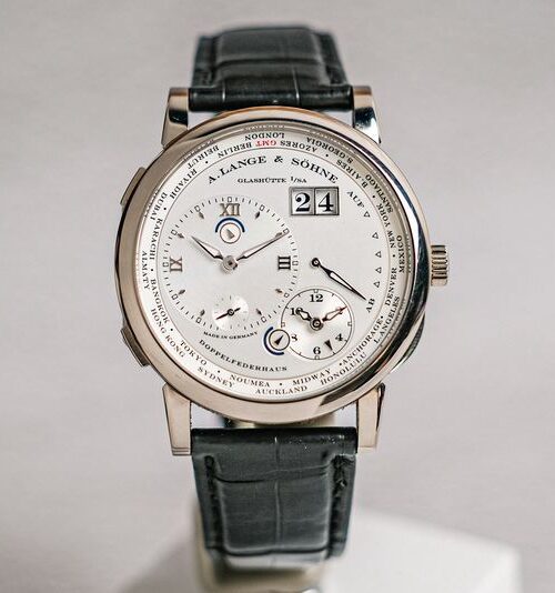 ร้านนาฬิกา A Lange & Sohne ONE Time Zone 18K White Gold MDMK