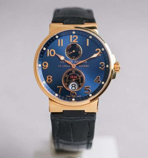 Ulyss Nardin Maxi Marine 1846 18K Rose Gold