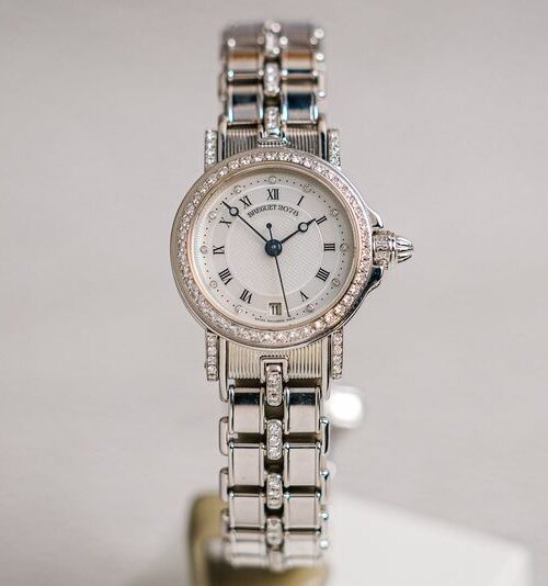 นาฬิกามือสอง Breguet Marine Lady Full 18K White Gold MOP