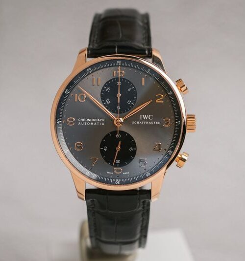 IWC Portuguese Chronograph 18K Rose Gold IW371482
