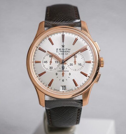 Zenith Captain 18k Pink Gold Chronograph 42mm