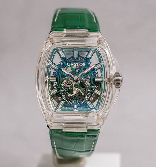 นาฬิกามือสอง CVSTOS Metropolitan Skeleton Sapphire Green