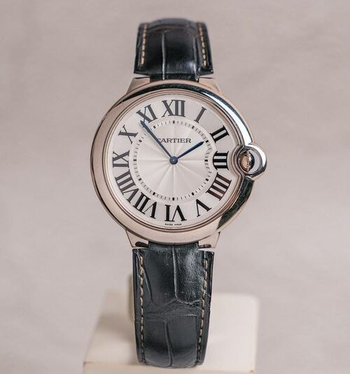 ร้านนาฬิกา Cartier Ballon Bleu 18K White Gold Extra Thin