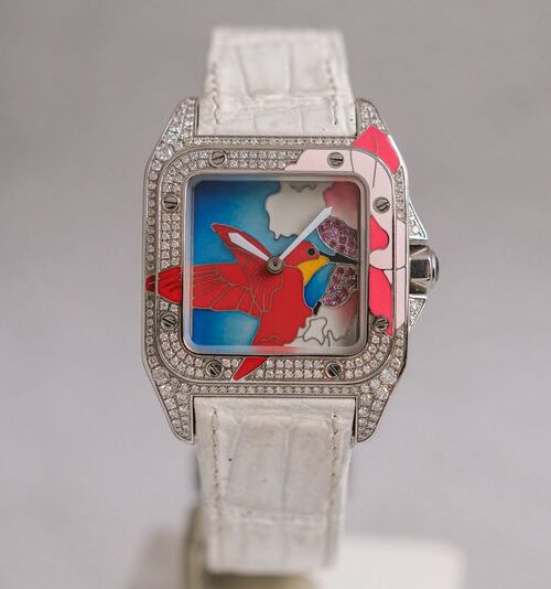 Cartier Santos 100 Medium HummingBird