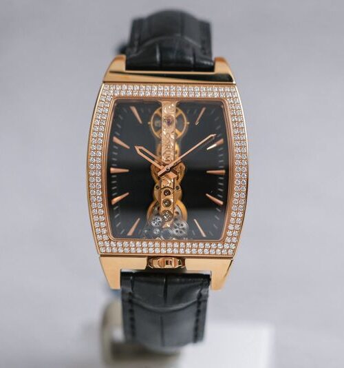 Corum Golden Bridge 18K Rose Gold Diamond (113.151.85/0001-FN02)