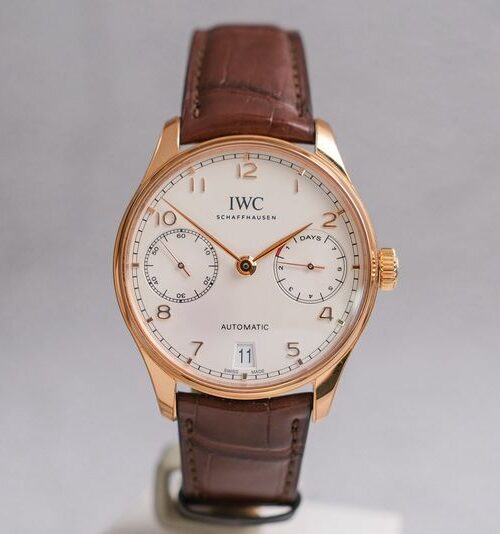 นาฬิกามือสอง IWC Portuguese 7 Days 18K Rose Gold IW500701