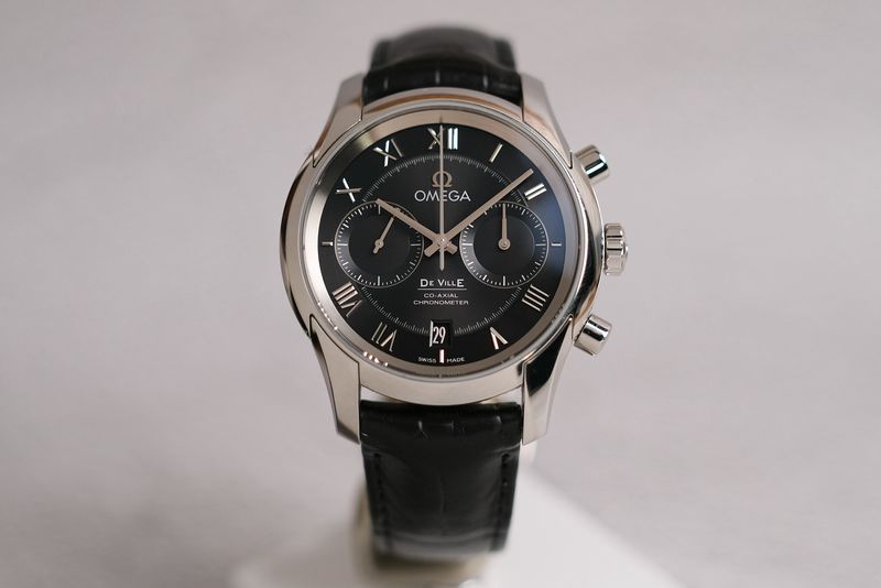 Omega De Ville Co Axial Chronograph Black (3)
