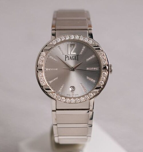PIAGET Polo Automatique Full 18K White Gold Diamond