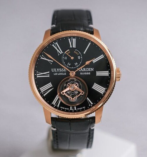 ULYSSE NARDIN MARINE TORPILLEUR TOURBILLON ROSE GOLD LIMITED 175 PCS