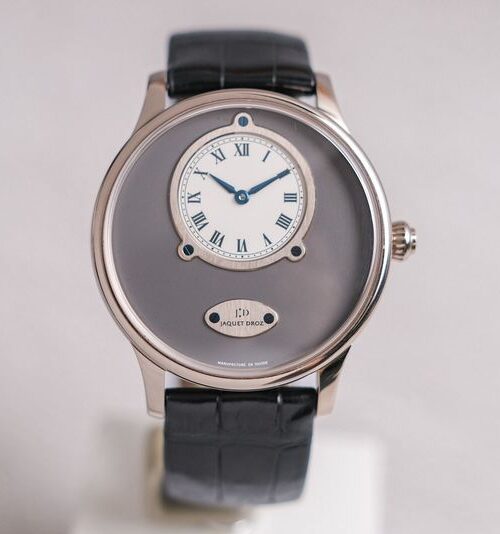 Jaquet Droz Petite Heure Minute 18K White Gold