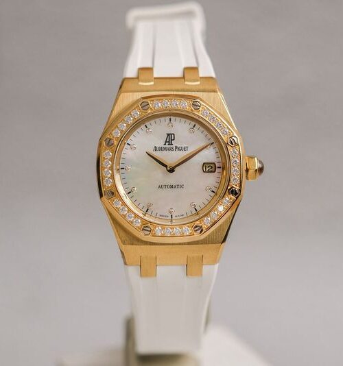Audemars Piguet Royal Oak Lady Full 18K Gold MOP Diamond 77321BA