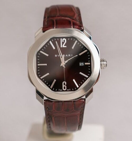 รับซื้อ BVLGARI OCTO Roma Burgundy