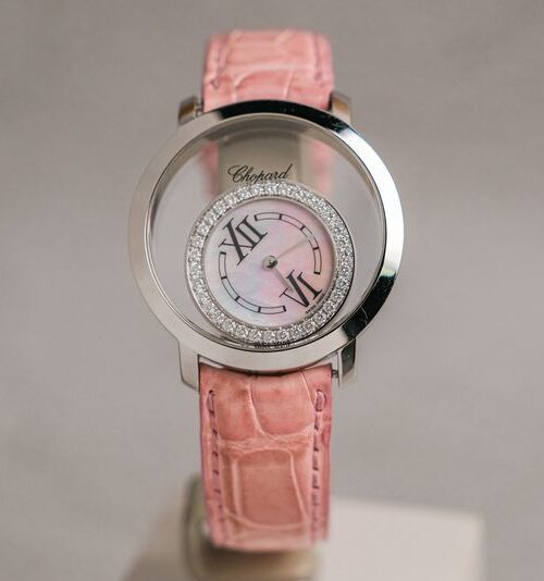 CHOPARD Happy Diamond MOP 18K White Gold