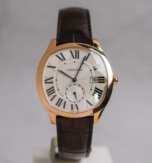 นาฬิกา Cartier Drive De Cartier 18K Rose Gold