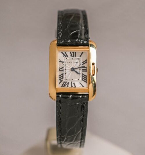 รับซื้อนาฬิกา Cartier Tank Anglaise 18K Gold Lady