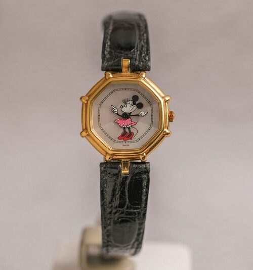 Gerald Genta Disney Minnie Mouse Dial Full 18K Gold MOP