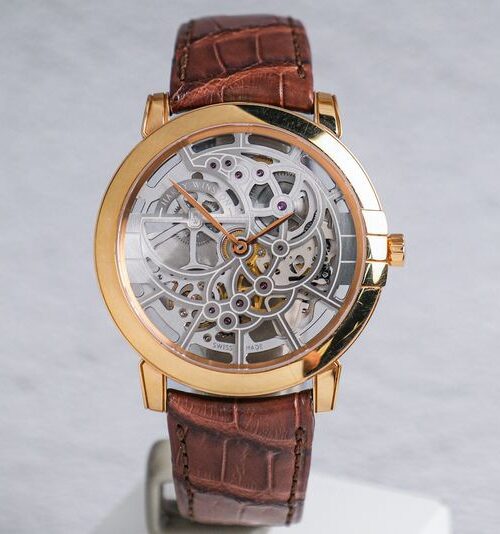 นาฬิกา Harry Winston Midnight Skeleton 18K Rose Gold