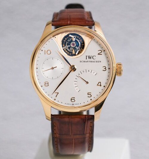 รับซื้อนาฬิกา IWC Portuguese Tourbillon Mystere 18k Gold