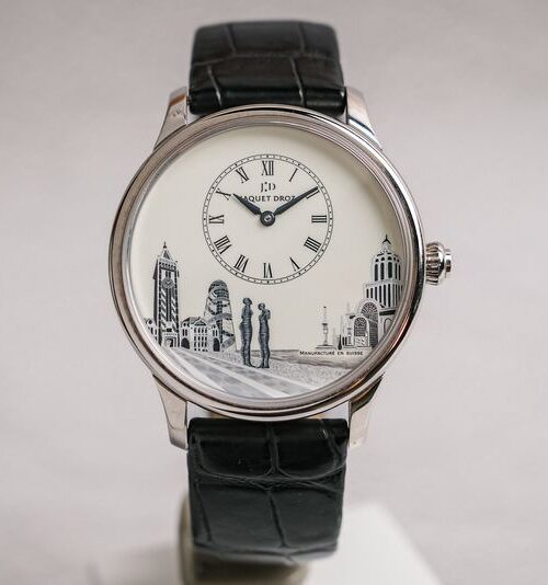 นาฬิกา Jaquet Droze Les Ateliers d’Art Petite Heure “Minute Arc Triomphe Georgia Limited 8 Pcs