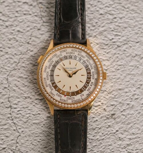 ร้านนาฬิกา Patek Philippe World Time 7130R-013 Diamond Bezel